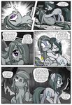  asphyxiation blue_eyes cave cloudy_quartz_(mlp) comic daughter dialogue equine female feral friendship_is_magic hair horse hug mammal marble_pie_(mlp) monochrome mother mother_and_daughter my_little_pony parent pencils_(artist) pony purple_eyes tears wet_hair 