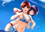  bikini breast_grab cleavage kasumigaoka_utaha katou_megumi mizuki_ame saenai_heroine_no_sodatekata swimsuits yuri 
