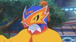  animated animated_gif hawlucha pokemon pokemon_(anime) posing 