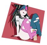  1girl bardan danganronpa female footjob mioda_ibuki solo 