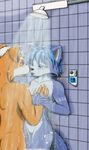  2012 duo female fox_mccloud krystal male moltsi nintendo nude shower star_fox tagme video_games 