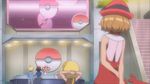  citron_(pokemon) eureka_(pokemon) hawlucha joi_(pokemon) pokemon pokemon_(anime) satoshi_(pokemon) serena_(pokemon) 