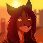  anthro feline female looking_at_viewer mammal outside smile solo teeth zedzar 