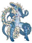  2016 anthro breasts capcom female iggi monster_hunter nakarkos nipples nude simple_background solo video_games white_background 