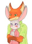  2016 anthro canine disney fang_(artist) female fox judy_hopps lagomorph male mammal nick_wilde rabbit zootopia 