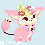  animated bell bell_collar bow collar comfey cute nintendo pok&eacute;mon prepawsterous skitty tongue video_games 