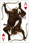  &lt;3 2016 5_fingers abs ace_of_hearts animal_genitalia animal_penis anthro arrow biceps big_penis bow_(weapon) brown_fur card cupid digital_media_(artwork) equine equine_penis erection fur hair holding_object holding_weapon hooves horse long_hair male mammal medial_ring muscular muscular_male nipples nude pecs penis playing_card ranged_weapon rov saorsa simple_background solo suit_symbol weapon white_background white_hair 