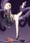  abigail_williams_(fate/grand_order) black_dress blonde_hair cum dress fate_grand_order shoes stuffed_animal stuffed_toy teddy_bear tentacle vaginal 