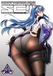  ass de_ra_u_e_a gakuen_taisen_valkyries gun megane pantyhose sabra_greengold 