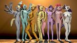 2016 3d_(artwork) absurd_res anthro anthrofied applejack_(mlp) breasts cutie_mark derpy_hooves_(mlp) digital_media_(artwork) earth_pony equine feathered_wings feathers female fluttershy_(mlp) friendship_is_magic group hair hi_res horn horse mammal multicolored_hair my_little_pony nipples nude pegasus pink_hair pinkie_pie_(mlp) pony pussy rainbow_dash_(mlp) rainbow_hair rarity_(mlp) simple_background sir_sfm small_breasts smile source_filmmaker twilight_sparkle_(mlp) unicorn wings 