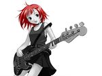  bass guitar honda_naoki original polychromatic redhead white 