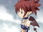  artist_request demon_tail disgaea etna highres red_eyes red_hair solo tail 