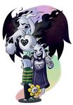  &lt;3 2015 alpha_channel anthro asriel_dreemurr boss_monster caprine child clothed clothing flora_fauna flowey_the_flower fur goat horn humanoid locket long_ears mammal plant simple_background standing star tears tigerphantom transparent_background undertale video_games white_fur wings young 