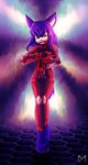  angry bodysuit clothing diaminnere female hair long_hair nexus_akanuva purple_hair red_eyes skinsuit solo tight_clothing unknown_species 