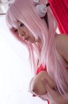  1girl asian breasts cosplay large_breasts mana nitroplus nurse photo plump solo super_sonico 