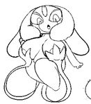  big_breasts breasts female legendary_pok&eacute;mon mesprit nintendo pok&eacute;mon solo unknown_artist video_games 