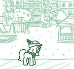  bandanna cub earth_pony emerald_jewel(colt_quest) equine fan_character feathers ficficponyfic hat horse mammal my_little_pony pony tree young 