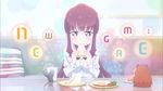  food new_game purple_hair tagme takimoto_hifumi 