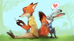  2016 canine chasefox clothed clothing digital_media_(artwork) disney female fox fur judy_hopps lagomorph male mammal nick_wilde rabbit zootopia 