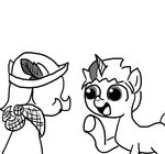  bandanna cub earth_pony emerald_jewel(colt_quest) equine fan_character feathers ficficponyfic hat horn horse male mammal my_little_pony pony unicorn young 