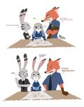  2016 canine clothed clothing comic digital_media_(artwork) disney female fox fur jack_savage judy_hopps lagomorph male mammal nick_wilde rabbit walloruss zootopia 