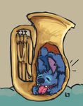  disney lazybutts lilo_and_stitch musical_instrument stitch tuba tuba_vore vore 