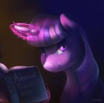  &lt;3 2016 book english_text equine female feral friendship_is_magic fur hair hi_res horn looking_at_viewer mammal multicolored_hair my_little_pony portrait purple_eyes purple_fur purple_hair smile solo text twilight_sparkle_(mlp) unicorn viwrastupr 