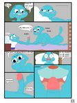  breasts cartoon_network comic english_text female gumball_watterson male nicole_watterson nipples nude penis text the_amazing_world_of_gumball weirdoxs 