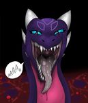  cynder dragon drooling first_person_view invalid_tag mouth_shot open_mouth pippuri saliva spyro_the_dragon teeth tongue video_games vore 