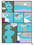  breasts cartoon_network comic english_text female gumball gumball_watterson male nicole_watterson nipples nude penis text the_amazing_world_of_gumball weirdoxs 