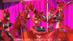  2016 3d_(artwork) anus big_breasts bikini bottomless breasts canine cleavage clothed clothing crossgender digital_media_(artwork) disembowell_(artist) female five_nights_at_freddy&#039;s fox foxy_(fnaf) machine mammal pussy robot stripper swimsuit video_games 