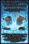  2018 antlers black_nose blue_eyes brown_eyes cervine digital_media_(artwork) duo english_text feral horn mammal soulsplosion text 