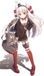  :o amatsukaze_(kantai_collection) blush brown_eyes character_name choker collarbone cuon_(kuon) dress full_body garter_straps gloves grey_hair hair_tubes hand_on_hip hand_on_thigh hat kantai_collection leaning_forward lifebuoy long_hair looking_at_viewer machinery mini_hat open_mouth panties red_legwear rensouhou-kun sailor_collar sailor_dress see-through shadow short_dress single_glove smoke solo striped striped_legwear thighhighs torpedo two_side_up underwear v-shaped_eyebrows very_long_hair white_background white_gloves windsock 