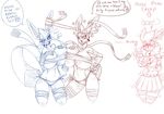  angry bandage breasts butt clothing eeveelution female flareon glaceon invalid_tag nintendo panties pok&eacute;mon squish sylveon underwear video_games wouhlven wouhlvia 