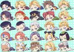  armband battle_tendency black_eyes black_hair blonde_hair blue_eyes bow braid brown_hair caesar_anthonio_zeppeli chibi cowboy_hat dark_skin dark_skinned_male diamond_wa_kudakenai diavolo dio_brando dixie_cup_hat double_bun dual_persona enrico_pucci erina_pendleton ermes_costello facial_hair facial_mark fingerless_gloves flower funny_valentine giorno_giovanna gloves green_eyes green_hair grey_eyes grey_hair guido_mista gyro_zeppeli hair_bow hair_flower hair_ornament hairlocs hat headband heart higashikata_jousuke higashikata_jousuke_(jojolion) hirose_kouichi horseshoe johnny_joestar jojo_no_kimyou_na_bouken jojolion jonathan_joestar joseph_joestar_(young) kakyouin_noriaki kars_(jojo) kira_yoshikage kuujou_jolyne kuujou_joutarou long_hair lying maid_headdress military_hat multicolored_hair multiple_boys nijimura_okuyasu on_stomach phantom_blood polka_dot polka_dot_background pompadour ponytail purple_eyes purple_hair red_eyes red_hair scarf single_braid stardust_crusaders steel_ball_run stone_ocean striped striped_scarf suzi_q tattoo two-tone_hair vento_aureo vinegar_doppio white_hair winged_hair_ornament yellow_eyes yomi_(valshe96nekopiko) 