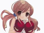 asahina_mikuru boxing boxing_gloves brown_eyes brown_hair itou_noiji long_hair solo suzumiya_haruhi_no_yuuutsu twintails vector_trace 
