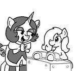  bow clothing cub cutie_mark ear_piercing earth_pony emerald_jewel(colt_quest) equine fan_character female ficficponyfic fucking_machine horn horse joyride(colt_quest) machine male mammal my_little_pony piercing pony unicorn young 