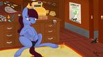  2016 absurd_res big_breasts bigbidoof breasts clothed clothing duo equine fan_character female feral hair half-closed_eyes hi_res hooves horn horse inside_clothing inside_underwear larger_female lingerie male mammal micro my_little_pony nipples pantie_entrapment panties pony shop size_difference teats underwear unicorn 