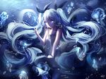  deep-sea_girl_(vocaloid) hatsune_miku long_hair twintails vocaloid water 