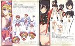  2girls angel armor artbook ass black_hair blonde_hair brown_eyes character_sheet gun hat izumi_(queen&#039;s_blade) laila_(queen&#039;s_blade) long_hair multiple_girls nipples official_art panties purple_eyes queen&#039;s_blade queen&#039;s_blade_rebellion thong underwear weapon wings 