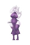  caprine clothing echo_seed female goat legwear mammal solo thigh_highs toriel undertale video_games 