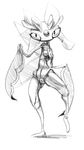  anonymous_artist arthropod breasts female insect lurantis mantis nintendo pok&eacute;mon pussy solo video_games 