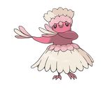  full_body no_humans official_art oricorio oricorio_(pa&#039;u_style) pokemon pokemon_sm simple_background solo tagme 