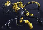  feline living_latex male mammal rubber symbiote tentacles tiger transformation 