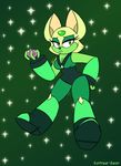  bat breasts cartoon_network cleavage clothed clothing eyelashes female forehead_gem frown fusion gem green_eyes mammal peridot_(steven_universe) rouge_the_bat solo sonic_(series) steven_universe tomee-bear vinesauce 