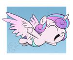  2016 equine female flurry_heart_(mlp) flying friendship_is_magic horn mammal my_little_pony scootaloo_(mlp) wandrevieira1994 winged_unicorn wings 