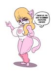  2016 aeris_(vg_cats) anthro areola big_breasts breasts cat english_text erect_nipples feline female joelasko mammal nipples nude pussy solo text vg_cats 