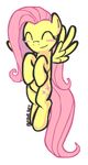  alpha_channel animated blush cutie_mark equine fluttershy_(mlp) friendship_is_magic mammal mnrart my_little_pony pegasus simple_background solo transparent_background wings 