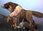  absurd_res ahegao anal animal_genitalia animal_penis anthro anthro_on_feral ass_up avian balls beak bestiality big_dom_small_sub big_penis bird brown_eyes claws crane duo eagle equine_penis feathers feral fluffy foot_on_head hi_res hippogryph hooves huge_penis hybrid leaning looking_pleasured male male/male penis philippine_eagle pinned pirate_eagle sex size_difference tail_feathers talons tight_fit torakuta 