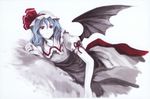  cradle_(artist) highres misaki_kurehito nail_polish pale_skin red_nails remilia_scarlet solo touhou 